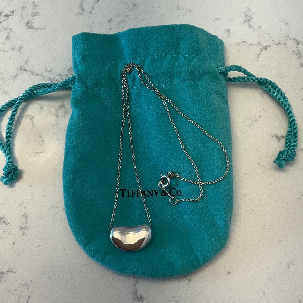 Tiffany & Co. Elsa Peretti Bean Design Pendant in Sterling Silver